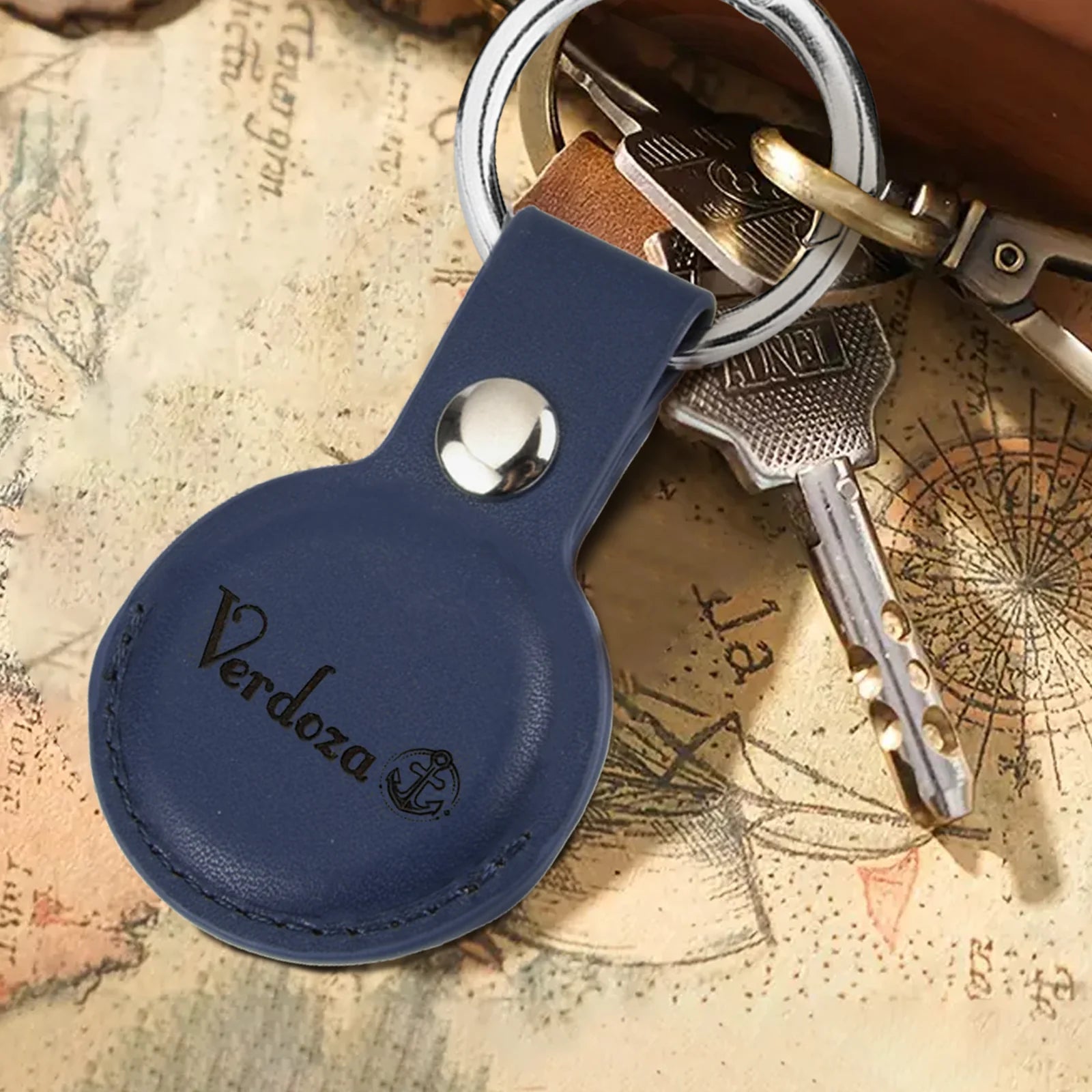 Leather Airtag Holder
